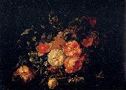 Rachel Ruysch Basket of Flowers oil painting artist